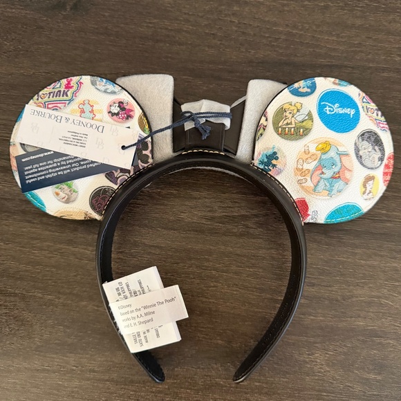 2025 Disney Parks Dooney & Bourke Retro Disney Buttons Minnie Ears Headband NEW - Picture 5 of 6